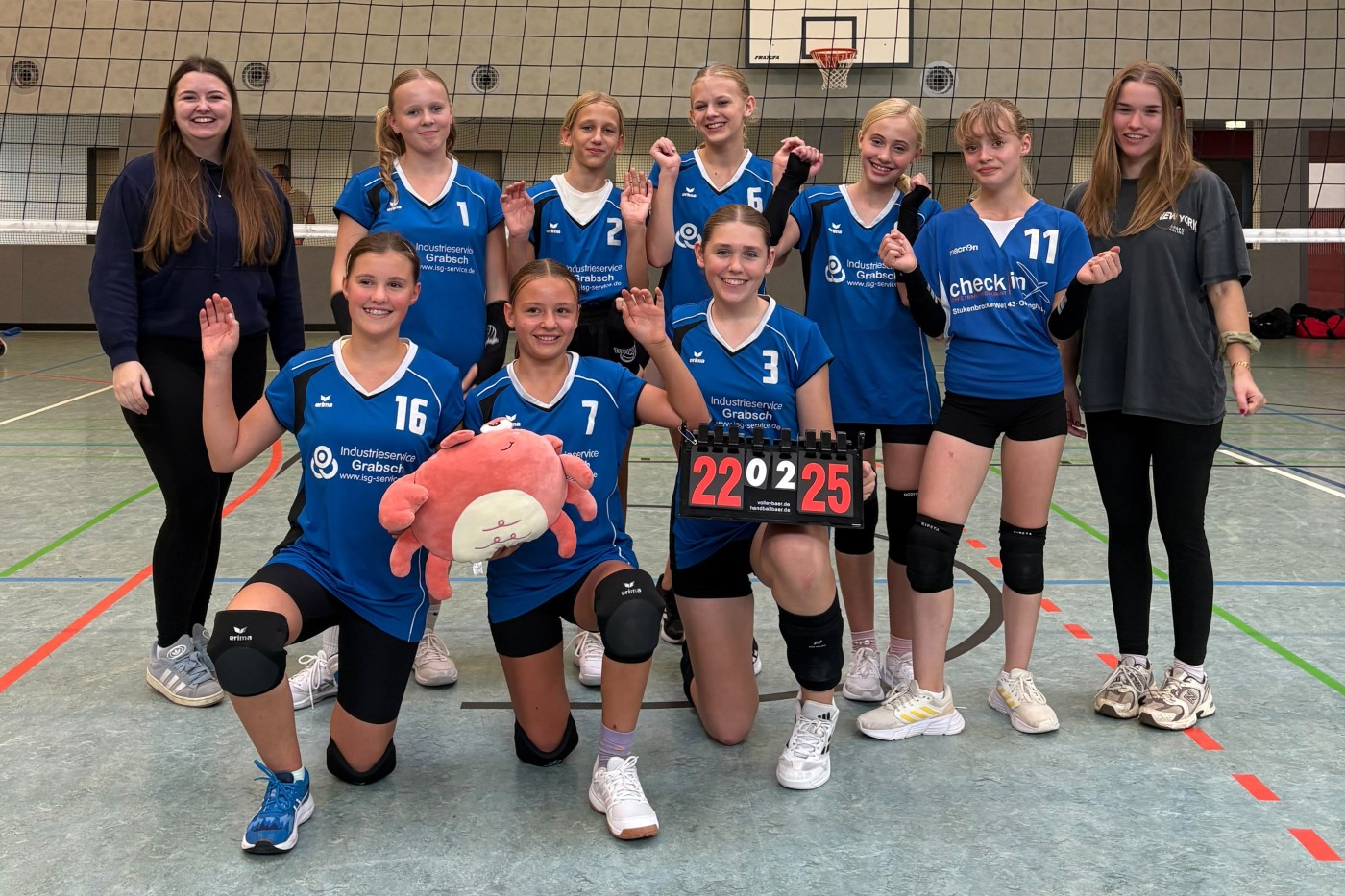 Teamfoto Sande U16 – Volleyball SV Blau-Weiß Sande, Paderborn